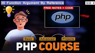 PHP Function Argument By Reference Tutorial: PHP Tutorial for MSBTE Diploma Students - #30