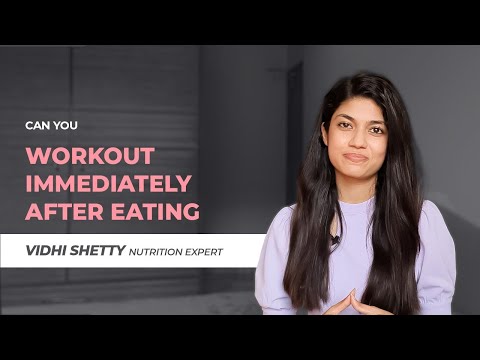 Is it bad to workout after dinner?