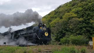 SLやまぐち号　津和野駅　2022.04.24