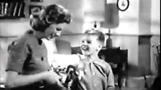 Vintage Old 1950's Kodak Film Camera Photography Commercial with cute dog and kittens 1956