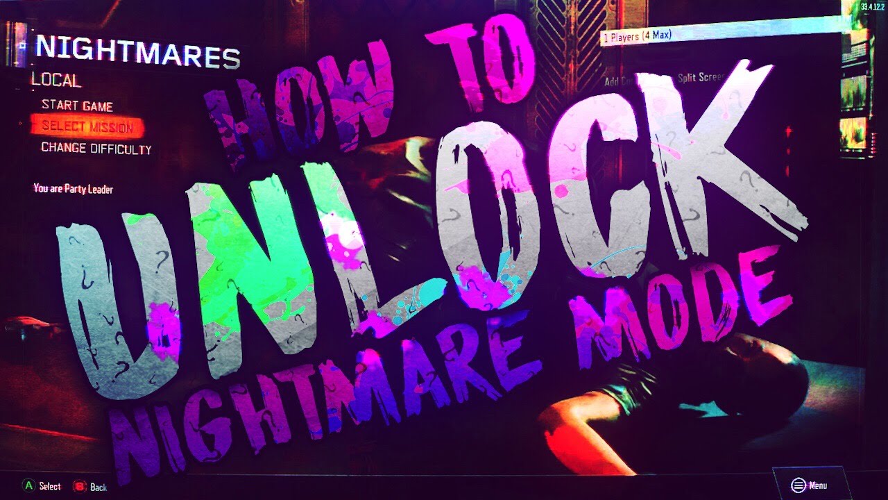 BLACK OPS 3:HOW TO UNLOCK "NIGHTMARE"MODE WITHOUT COMPLETING CAMPAIGN ...