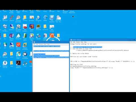 Change Firefox settings for all users Change Firefox settings for all users