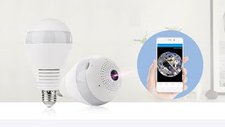 V380 Bulb Light Camera Wireless IP Camera How to Setup Network