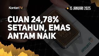 Cuan 24,78% Setahun, Harga Emas Antam Hari Ini Naik Tipis (15 Januari 2025)