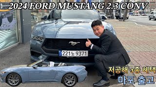 2024 포드 머스탱 2.3 컨버터블 출고기 VLOGㅣ바이퍼블루 빠른 배정 부탁합니다!!ㅣ마포 출고