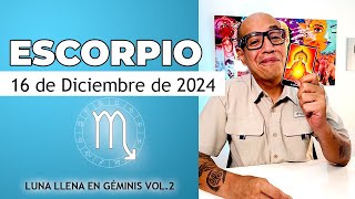 ESCORPIO | Horóscopo de hoy 16 de Diciembre 2024