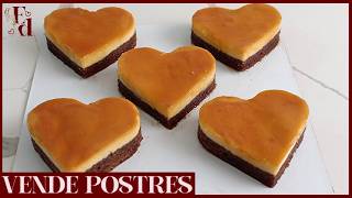 💥Postre FÁCIL para VENDER en SAN VALENTIN Choco flan Delicioso para NEGOCIO