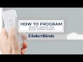 How to Program the Remote for Select Roman Shades | SelectBlinds.com