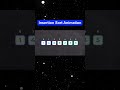 Insertion Sort Animation #insertionsort #algorithms #programming