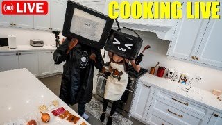 TV WOMAN DADDY DAUGHTER COOKING LIVESTREAM!
