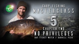 Korda Carp Fishing Masterclass 5: No privileges day ticket water | Darrell Peck | Free DVD 2018