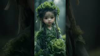 Lettuce, this lettuce tastes good?#山海经#山海经异兽# #cute #funny   #midjourney #fairy #elf #monster