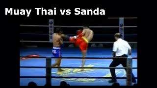 The Craziest Sanda vs Muay Thai Match Ever - Never Underestimate Sanda