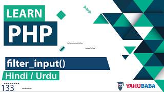PHP Filter_Input Function Tutorial in Hindi / Urdu