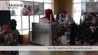 Motion Elevating | MOBILIFT Portable Manual Wheelchair Lift