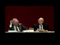 Warren Buffett & Charlie Munger discuss Warren's life expectancy (2001)