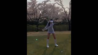 KLPGA angels golf swing. 9 Park Bom I pro.