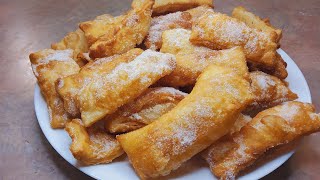 الفطير السوداني -  Fateer - Fried Puff Pastry - Sudanese Food