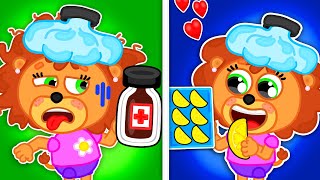 LionET | Baby Got Sick. Take Medicine When You Are Sick  | Cartoon for Kids