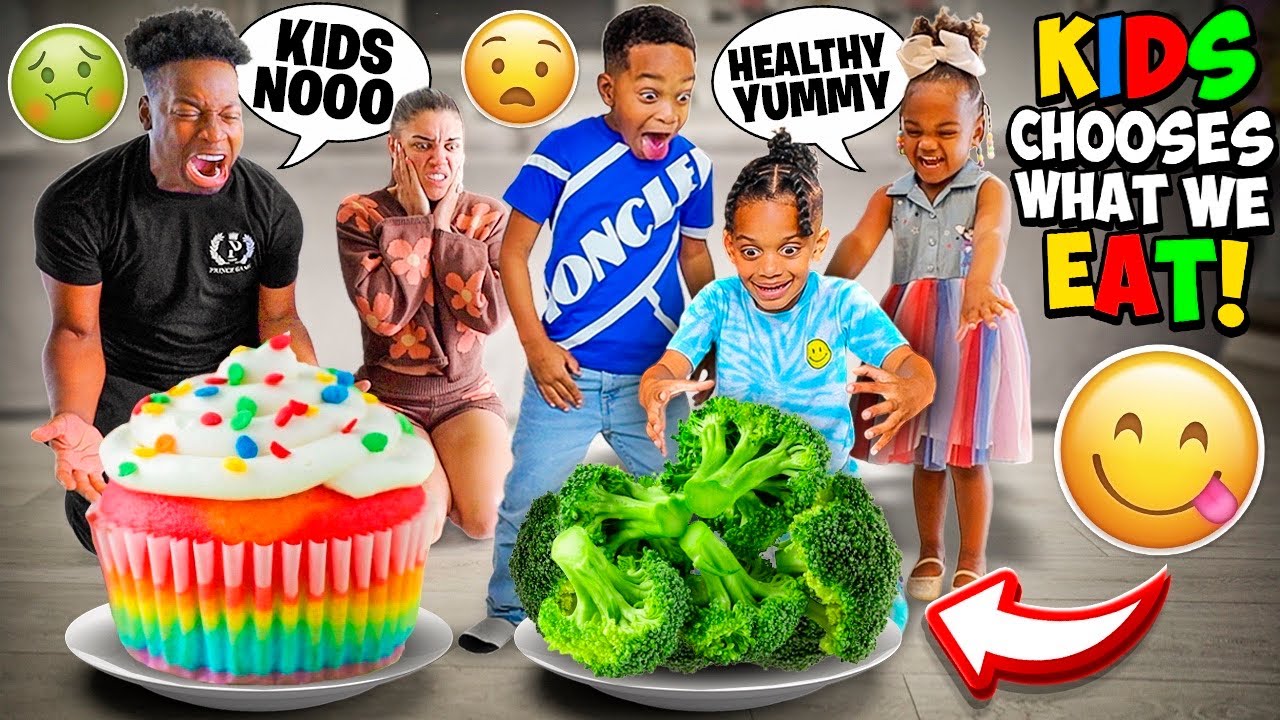 OUR KIDS CHOOSE WHAT WE EAT FOR 24 HOURS | The Prince Family Clubhouse