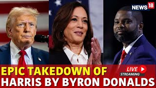 Trump Atlanta Rally | Byron Donalds Speech Live | Trump Vs Kamala | US Elections 2024 | US News Live