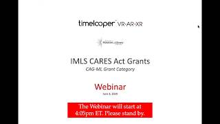 IMLS Grant Application Webinar