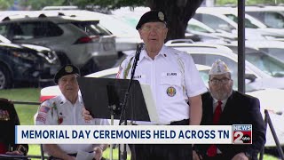 Memorial Day ceremonies held across Middle Tennessee