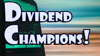 Robinhood APP - DIVIDEND CHAMPIONS!  60+ Years of DIVIDEND GROWTH!