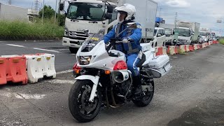 【埼玉県警白バイ！！】信号無視違反車を猛烈転回で追跡！！！埼玉県警交通機動隊白バイ！