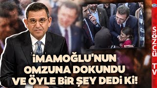 Yaşlı Kadın Ekrem İmamoğlu'nun Omzuna Dokundu ve Öyle Bir Şey Dedi ki! Gündem Olan Sözler!