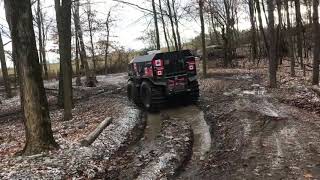 ARGO SHERP PRO XT plays in mud hole trucks fear! Raglan Pits Ontario