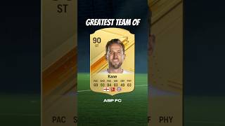 I added Harry Kane to the greatest team of all time to see if he can win a trophy 🏆