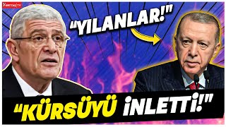 Müsavat Dervişoğlu “Siz Yılansınız!” Dedi! Masaya Yumruğunu Koydu! Salon Coştu!