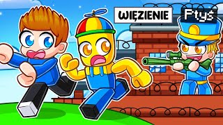 UCIEKAMY z WIĘZIENIA PTYSIA w ROBLOX!