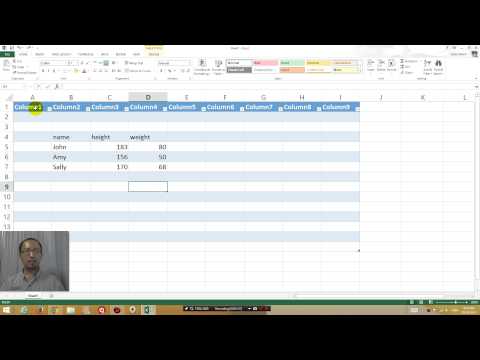 Excel can’t get rid of column 1 column 2 header names fix (remove table)