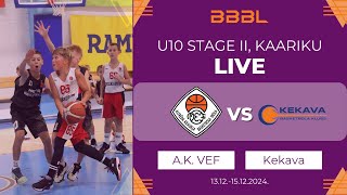 A.Kraukla VEF 2015 vs BK Ķekava 2015 | BBBL Boys U10