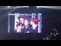 EXO Xiumin, Baekhyun, Chanyeol and Sehun hugged each other