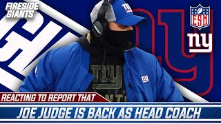 Reacting To Report That Joe Judge Is STAYING As Giants Head Coach For 2022 Season