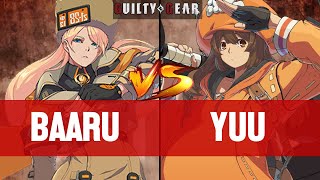 【GGST】BAARU(MILLIA) vs YUU(MAY) ▰ Guilty Gear Strive | High Level Gameplay