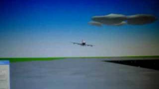 YSFLIGHT AIRBUS A380 CROSSWIND LANDING