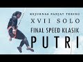 KEJURNAS PANJAT TEBING XVII | FINAL SPEED KLASIK PUTRI