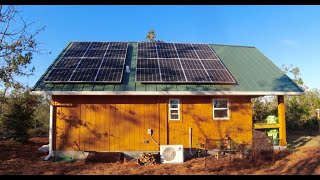 Living off grid with solar, our experience.