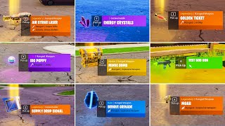 All Unreleased/Developer Weapons & Items in Fortnite (Season 1 - Season 21)