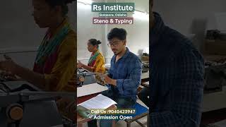 Steno and typing Institute in Odisha| what is stenography in odisha(Rs Institute, Balasore) #shorts