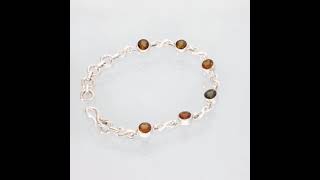 Golden Tourmaline Infinity Bracelet