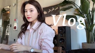 직장인 vlog. am5:30 출근룩, COS 세일 혼쇼 • 카페투어, 포케, 샌드위치 맛집 • 먹로그(뱅쇼, 추어탕, 마라샹궈, 떡볶이, 김밥)