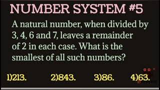 NUMBER SYSTEM | NATURAL NUMBER | SMALLEST NATURAL NUMBER | RRB GROUP D