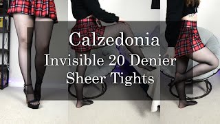 Product review of pantyhose/tights from Calzedonia | Invisible 20 Denier Sheer Tights (seamless)