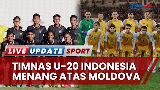 Timnas Indonesia U-20 Vs Moldova, Laga Uji Coba Berakhir 3-1, Cahya Supriyadi Terkecoh Gerakan Lawan