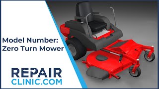 Find Your Model Number on a Zero Turn Mower - Tech Tips from Repair Clinic